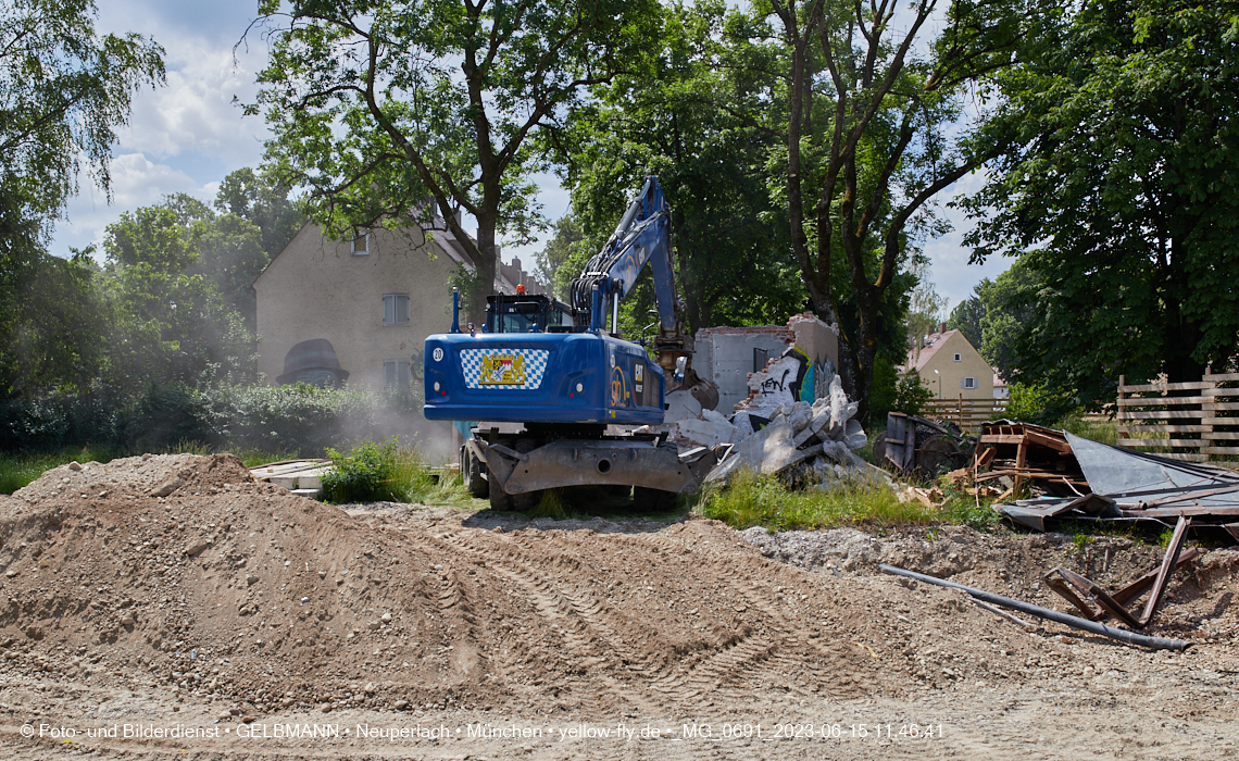 15.06.2023 - Abriss und Neubau der Maikäfersiedlung in Berga am LAim und Neuperlach